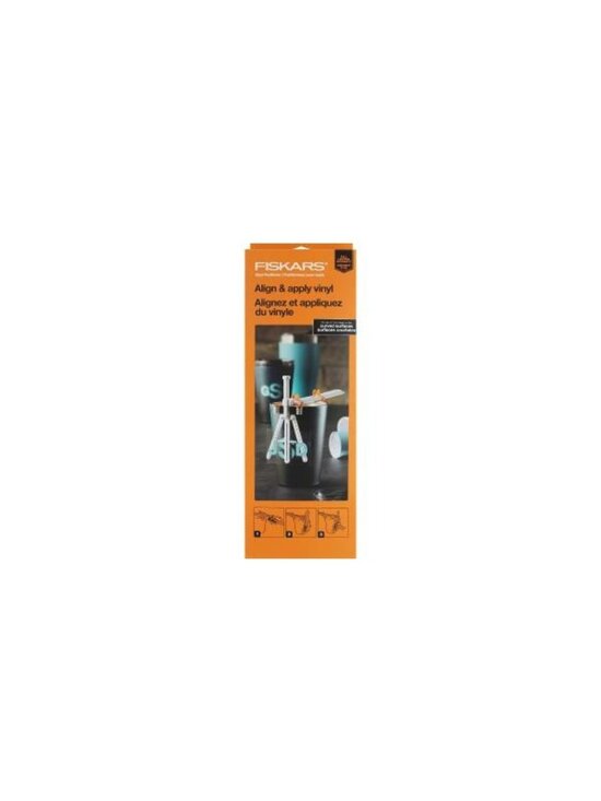 Fiskars Other - Fiskars Vinyl Positioner For Curved Surfaces Align & Apply Vinyl Tool Straight A